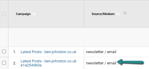 Multiple merge tags in UTM