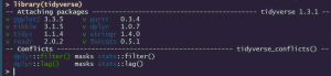 Installing Tidyverse Package In R