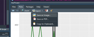 Export plot RStudio