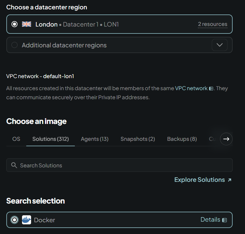 Setting up a Docker droplet on DigitalOcean
